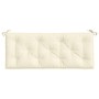 Cojín de banco de jardín tela Oxford crema 120x50x7 cm en Decoración | Comprar online en Foru.es