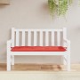 Cojín de banco de jardín tela Oxford rojo 120x50x7 cm en Decoración | Comprar online en Foru.es
