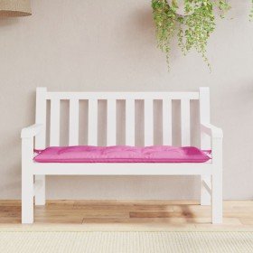 Cojín para banco de jardín tela rosa 120x50x7 cm en Decoración | Comprar online en Foru.es
