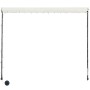 Toldo retráctil con LED color crema 300x150 cm de vidaXL, Toldos - Ref: Foro24-145925, Precio: 58,85 €, Descuento: %