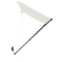 Toldo retráctil con LED color crema 300x150 cm de vidaXL, Toldos - Ref: Foro24-145925, Precio: 58,85 €, Descuento: %