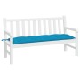 Cojín de banco de jardín tela Oxford azul 150x50x7 cm en Decoración | Comprar online en Foru.es