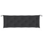 Cojín de banco de jardín tela Oxford negro 150x50x7 cm en Decoración | Comprar online en Foru.es