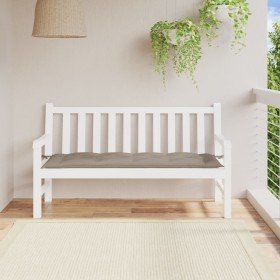 Cojín de banco de jardín tela Oxford gris taupé 150x50x7 cm en Decoración | Comprar online en Foru.es