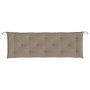 Cojín de banco de jardín tela Oxford gris taupé 150x50x7 cm en Decoración | Comprar online en Foru.es
