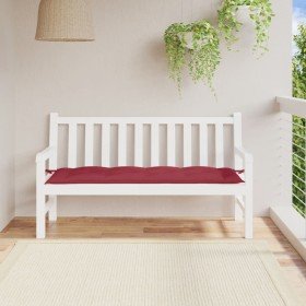Cojín de banco de jardín tela Oxford rojo tinto 150x50x7 cm en Decoración | Comprar online en Foru.es