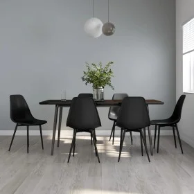 Sillas de comedor 6 unidades negras PP de vidaXL, Sillas de comedor - Ref: Foro24-3082342, Precio: 226,83 €, Descuento: %