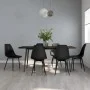 Sillas de comedor 6 unidades negras PP de vidaXL, Sillas de comedor - Ref: Foro24-3082342, Precio: 226,83 €, Descuento: %