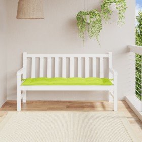 Cojín de banco de jardín tela Oxford verde claro 150x50x7 cm en Decoración | Comprar online en Foru.es