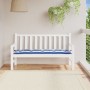 Cojín banco jardín tela Oxford a rayas azul y blanco 150x50x7cm en Decoración | Comprar online en Foru.es