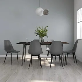 Sillas de comedor 6 unidades gris PP de vidaXL, Sillas de comedor - Ref: Foro24-3082343, Precio: 244,75 €, Descuento: %