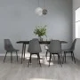 Sillas de comedor 6 unidades gris PP de vidaXL, Sillas de comedor - Ref: Foro24-3082343, Precio: 244,75 €, Descuento: %