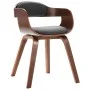 Silla de comedor madera curvada y tela gris oscuro de vidaXL, Sillas de comedor - Ref: Foro24-327332, Precio: 191,70 €, Descu...