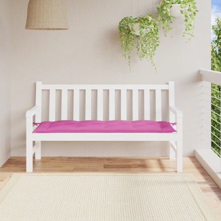 Cojín de banco de jardín tela Oxford rosa 150x50x7 cm en Decoración | Comprar online en Foru.es