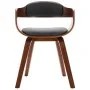 Silla de comedor madera curvada y tela gris oscuro de vidaXL, Sillas de comedor - Ref: Foro24-327332, Precio: 191,70 €, Descu...