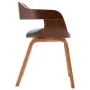 Silla de comedor madera curvada y tela gris oscuro de vidaXL, Sillas de comedor - Ref: Foro24-327332, Precio: 191,70 €, Descu...