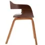Silla de comedor de madera curvada y tela gris taupé de vidaXL, Sillas de comedor - Ref: Foro24-327334, Precio: 186,99 €, Des...