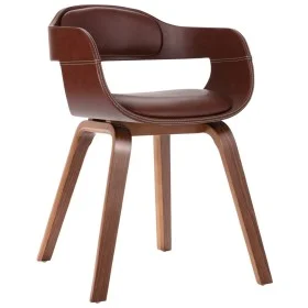 Sillas de comedor 2 unidades madera curvada y cuero sintético de vidaXL, Sillas de comedor - Ref: Foro24-327331, Precio: 179,...