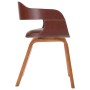 Sillas de comedor 2 unidades madera curvada y cuero sintético de vidaXL, Sillas de comedor - Ref: Foro24-327331, Precio: 206,...