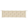 Cojín de banco de jardín tela Oxford beige 180x50x7 cm en Decoración | Comprar online en Foru.es