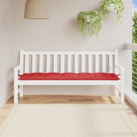 Cojín de banco de jardín tela Oxford rojo 180x50x7 cm en Decoración | Comprar online en Foru.es