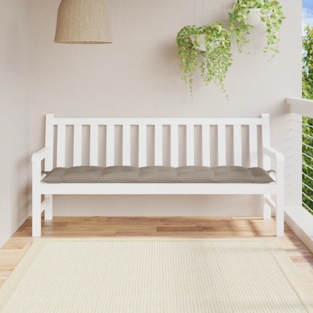 Cojín de banco de jardín tela Oxford gris taupé 180x50x7 cm en Decoración | Comprar online en Foru.es