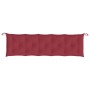 Cojín de banco de jardín tela Oxford rojo tinto 180x50x7 cm en Decoración | Comprar online en Foru.es