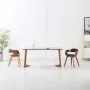 Silla de comedor tela y madera curvada gris oscuro de vidaXL, Sillas de comedor - Ref: Foro24-283132, Precio: 202,38 €, Descu...