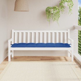 Cojín para banco de jardín tela Oxford azul real 180x50x7 cm en Decoración | Comprar online en Foru.es