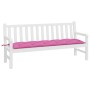Cojín de banco de jardín tela Oxford rosa 180x50x7 cm en Decoración | Comprar online en Foru.es