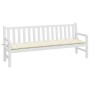 Cojín para banco de jardín tela Oxford crema 200x50x7 cm en Decoración | Comprar online en Foru.es