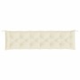 Cojín para banco de jardín tela Oxford crema 200x50x7 cm en Decoración | Comprar online en Foru.es