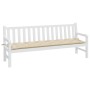 Cojín de banco de jardín tela Oxford beige 200x50x7 cm en Decoración | Comprar online en Foru.es