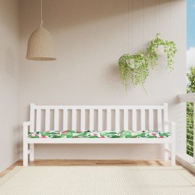 Cojín para banco de jardín tela multicolor 200x50x7 cm en Decoración | Comprar online en Foru.es