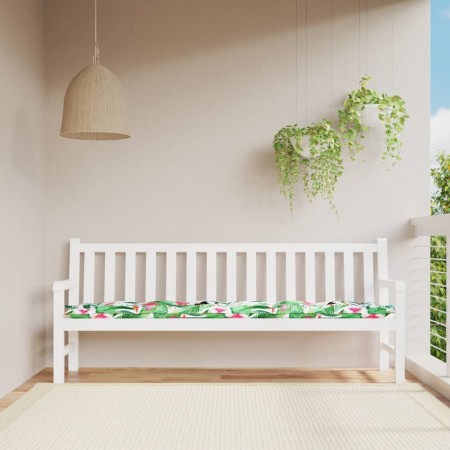 Cojín para banco de jardín tela multicolor 200x50x7 cm en Decoración | Comprar online en Foru.es