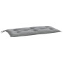 Cojines de banco de jardín 2 uds tela Oxford gris 100x50x7 cm en Decoración | Comprar online en Foru.es
