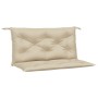 Cojines de banco de jardín 2 uds tela Oxford beige 100x50x7 cm en Decoración | Comprar online en Foru.es
