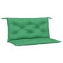 Cojines de banco de jardín 2 uds tela Oxford verde 100x50x7 cm en Decoración | Comprar online en Foru.es