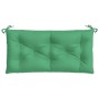 Cojines de banco de jardín 2 uds tela Oxford verde 100x50x7 cm en Decoración | Comprar online en Foru.es
