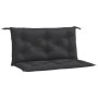 Cojines de banco de jardín 2 uds tela Oxford negro 100x50x7 cm en Decoración | Comprar online en Foru.es