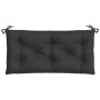Cojines de banco de jardín 2 uds tela Oxford negro 100x50x7 cm en Decoración | Comprar online en Foru.es
