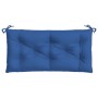 Cojines de banco jardín 2 uds tela Oxford azul real 100x50x7 cm en Decoración | Comprar online en Foru.es