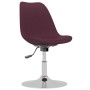 Sillas de comedor giratorias 4 unidades tela morado de vidaXL, Sillas de comedor - Ref: Foro24-338333, Precio: 279,81 €, Desc...