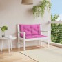 Cojines para banco de jardín 2 uds tela rosa 100x50x7 cm en Decoración | Comprar online en Foru.es