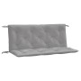 Cojines de banco de jardín 2 uds tela Oxford gris 120x50x7 cm en Decoración | Comprar online en Foru.es
