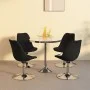 Sillas de comedor giratorias 4 unidades tela negro de vidaXL, Sillas de comedor - Ref: Foro24-338327, Precio: 309,82 €, Descu...