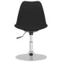 Sillas de comedor giratorias 4 unidades tela negro de vidaXL, Sillas de comedor - Ref: Foro24-338327, Precio: 309,82 €, Descu...