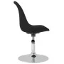 Sillas de comedor giratorias 4 unidades tela negro de vidaXL, Sillas de comedor - Ref: Foro24-338327, Precio: 309,82 €, Descu...