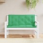Cojines de banco de jardín 2 uds tela Oxford verde 120x50x7 cm en Decoración | Comprar online en Foru.es
