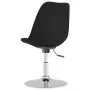 Sillas de comedor giratorias 4 unidades tela negro de vidaXL, Sillas de comedor - Ref: Foro24-338327, Precio: 309,82 €, Descu...
